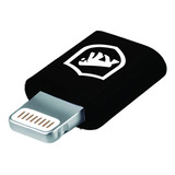 Adaptador Conversor Micro Usb V8 Para Lightning Compatível Com iPhone Gshield iPad Cor Preto