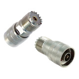 Adaptador Conversor N Macho X Uhf Fêmea 50ohms
