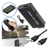 Adaptador Conversor Ps2 Para Hdmi Cabo Hdmi 2m brinde 