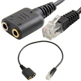 Adaptador Conversor Rj9 X P2 Femea Monoauricular