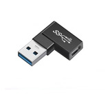 Adaptador Conversor Tipo C Usb Em L Ângulo 90 Graus 3 1