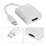 Adaptador Conversor Usb c 3 1 Type c Macho Para Hdmi Fêmea