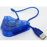 Adaptador Conversor Usb Pc Duplo P Controle Envio Imediato