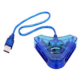 Adaptador Conversor Usb Pc Duplo Para Controle Psone Ps2 Ps3