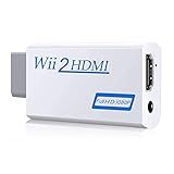 Adaptador Conversor Wii Hdmi Connect 1080p 720p Saída Vídeo 3 5 Mm áudio Compatível Com Monitor Nintendo Wii Wii U HDTV Suporta Todos Os Modos De Exibição Wii