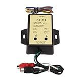 Adaptador De Alta Impedância De Linha De 2 Canais Conversor De Saída De Nível De Alto Falante De áudio Para Equalizador De Veículo Amplificador Estéreo