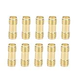 Adaptador De Cabo Coaxial RF SMAKK Fêmea Para Fêmea Coaxial Conector De Cabo Coaxial Extensor Adaptador De Controlador Divisor Adaptador Fêmea De RF Para Conexão Contínua 10 Unidades