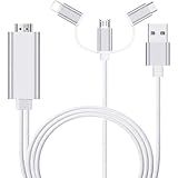 Adaptador De Cabo HDMI 3 Em 1 Espelho De Tela De Celular Projetor TV Monitor 1080p Sincronização 3 Em 1 Compatível USB Tipo C Lightning Compatível Com Todos Os Aparelhos