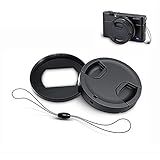 Adaptador De Filtro JJC Anel Adaptador Para Lente Compatível Com Sony RX100 VII RX100 VI ZV 1 Canon G5X Mark II Para Filtro De 52 Mm Com Tampa E Protetor De Lente