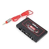 Adaptador De Fita Cassete Estéreo Para Carro Toca Fitas CD MD MP3 MP4 Player Para áudio Auxiliar De 3 5 Mm Para Celular