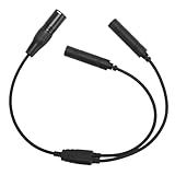 Adaptador De Fone De Ouvido De Aviação Plugue Duplo GA Para XLR De 5 Pinos Controle De Comunicações Em Vôo Com Plug And Play Durável Para Compatível