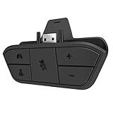 Adaptador De Fone De Ouvido Estéreo Para Xbox One E Xbox Series X-S E Elite Controller - Conversor De áudio Para Fone De Ouvido Para Bate-papo De Voz E Jogos De Som- E Monitoramento De Microfone E Controle De Volume Como Acessórios Para Xbox