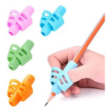 Adaptador De Lápis Apoio Dedos Escrita Ergonômico Kit 4un