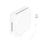 Adaptador De Leitor De Cartão De Mídia Inteligente M2 SD XD SM Com 4 Compartimentos Tipo C