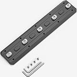 Adaptador De Montagem De Bipé Mlok Arca Rail Placa De Liberação Rápida Para Cabeça Esférica De Tripé WEYLLAN MK180 Placa De Liga De Alumínio Alongada Compatível Com ARCA E RRS Padrão De Cauda De