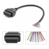 Adaptador De Plug Obd 2 Conector De Cabo Femea 16 Pinos