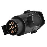 Adaptador De Reboque De 7 A 13 Pinos Conversor Adaptador De Tomada De Reboque De Carro De 12 V Para Reboque De Caravana