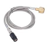 Adaptador De Recarga De Cilindro De CO2 Com Mangueira De 60 Pol   Conector De Máquina De Refrigerante   Cartucho De Enchimento De Tanque CGA320  Perfeito Para Uso De  Mangueira
