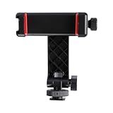 Adaptador De Suporte De Tripé De Telefone Suporte Universal Para Celular Com Sapata Fria E Orifício De 0 6 Cm Para Tripé Bastão De Selfie Suporte De Câmera Suporte De Grampo Ajustável De 360 Para