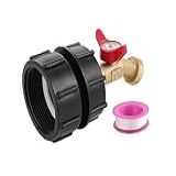 Adaptador De Tanque De Sacola IBC 275 330 Galões Rosca Fina De 5 Cm Torneira De Válvula De Mangueira De Jardim De Latão Sem Chumbo Encaixe De Tanque De água IBC Encaixe De Mangueira De Jardim GHT