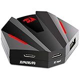 Adaptador De Teclado E Mouse Para Console Xbox One PS4 Nintendo Switch PS3 Redragon Vulcan - GA-250