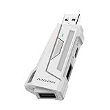 Adaptador De Teclado E Mouse Para Jogos - Conversor AX200 - Joystick Inteligente - Taxa De Reporte 1000Hz - Latência Ultra Baixa - Mapeamento Flexível - PC - Conexão Estável