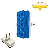 Adaptador De Tomada Benjamim T Com 3 Entradas Multiplicador De Tomadas 10A 20A Até 250v Complete Store 110V 220V Bivolt