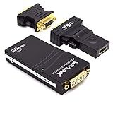 Adaptador De Vídeo Universal USB 2 0 Para HDMI Com Porta De áudio Suporta Até 6 Monitores USB To VGA DVI HDMI