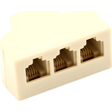 Adaptador Divisor De Telefone 4 Ent Rj11 Fêmea Modelo At77f