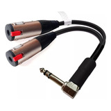 Adaptador Divisor Splitter P10sts 2 Jacks P10 Estéreo 20cm