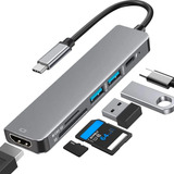 Adaptador Dock Hub Usb C Thunderbolt 3 Hdmi 4k Para Macbook