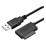 Adaptador Drive Leitor Dvd Cd Mini Sata Slimline Para Usb