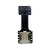 Adaptador Dual Sim Micro Sd Cabo Flat Nano Chip Micro Chip