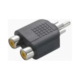 Adaptador Duplicador Splitter 2 Rca Femea 1 Rca Macho