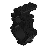 Adaptador Duplo P Cano Carabina Rifle Pcp Suporte Lanterna
