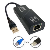Adaptador Ethernet Usb Cabo De Rede