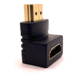 Adaptador Extensor Cabo Hdmi Fêmea Para Hdmi Macho Cotovelo