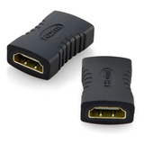 Adaptador Extensor Fêmea X Fêmea Gold Para Cabo Hdmi Mxt