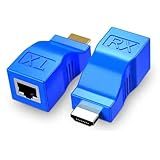 Adaptador Extensor Hdmi Cabo Ethernet Rede Lan Até 30 Metros