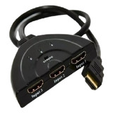 Adaptador Extensor Switch Hub Divisor Hdmi 3 Portas Saídas