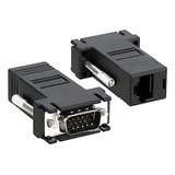 Adaptador Extensor Vga Video Via Cabo Rede Rj45