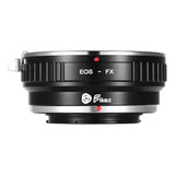 Adaptador Fikaz Eos fx Lente Canon Em Fuji Xt3 Xt5 Xt30 Xh2