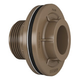 Adaptador Flange 25mm 3 4 Marrom Para Caixa D água Fortlev