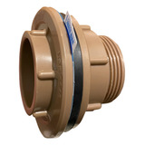 Adaptador Flange 50mm 1 1 2 marrom Para Caixa D Água