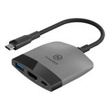 Adaptador Hagibis Usb c A Hdmi 4k Nintendo Switch Mac Androi Cor Preto