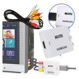 Adaptador Hdmi Para Usar Na Tv Antiga Com Cabo Colorido Av