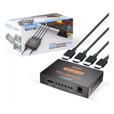 Adaptador Hdmi Splitter Distribuidor 4k 1x4 Versão 4k 3840p