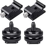 Adaptador Hot Shoe Mount Parafuso De Montagem De Câmera 0 6 Cm Suporte De Sapato Frio Para Adaptador De Parafuso De Tripé DSLR Câmera Rig 4 Pacotes