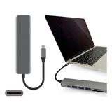 Adaptador Hub 7 Em 1 Tipo c Macbook M1 Hdmi Cabo Conversor