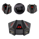 Adaptador Hub De Teclado Mouse Usb Redragon Vulcan Ga 250